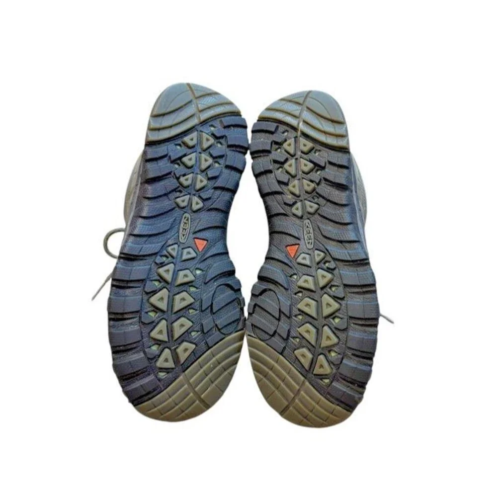 Keen Womens Terradora Hiking Shoes Gray Waterproof Leather Size 6- Trail -*READ*